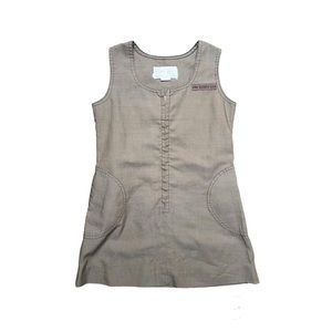 1970s Vintage Girl Scout Uniform Retro Jumper Dress